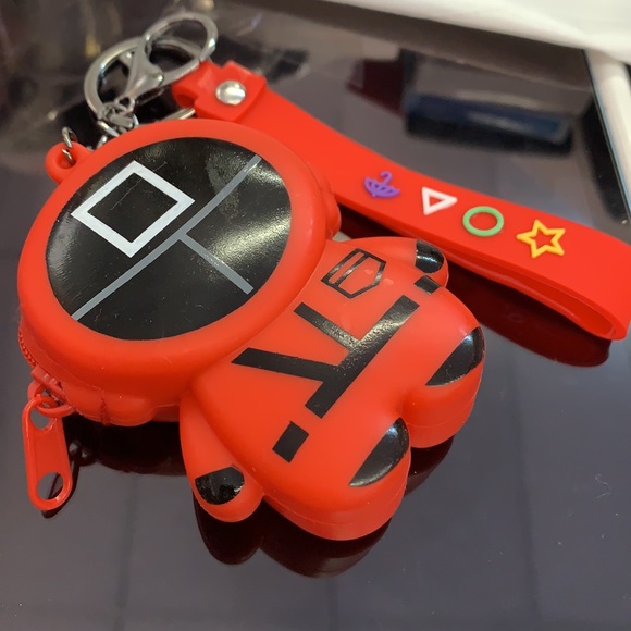 New pop-it squid game coin pocket key chain - Picture 3 of 4